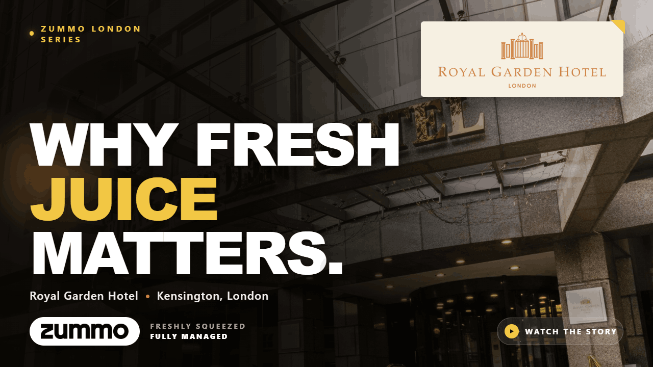 Why Fresh Juice Matters At The Royal Garden Hotel